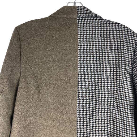 Rails Cody Double Breasted Blazer Mixed Mini Check Pattern Size M - Picture 9 of 12